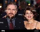 Actor Brian Cox poses with his wife Nicole Ansari-Cox at the Odeon West ...