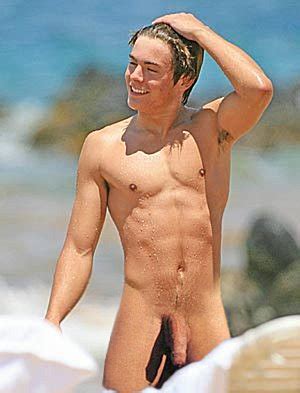 Zac Efron Nude On The Beach