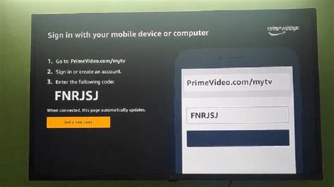 Enter verification code received on your email address. How to connect Amazon Prime Video Account from Smart TV ...