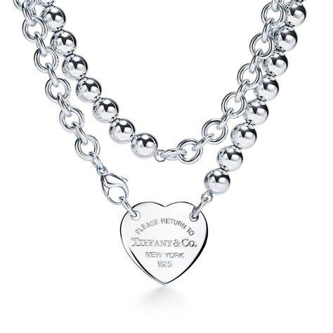 Return To Tiffany™ Heart Tag Wrap Necklace In Sterling Silver 32