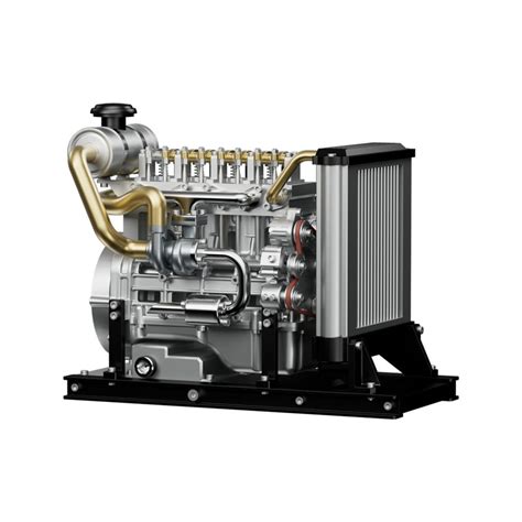 Teching Workable Mini Diesel Engine Metal Model Kits Diy Ohv 4 Cylinder
