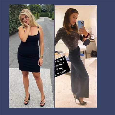 Just For The Sake Of Comparison Both Pics Posted Today By Hillary And Former Bestie Daphne Oz