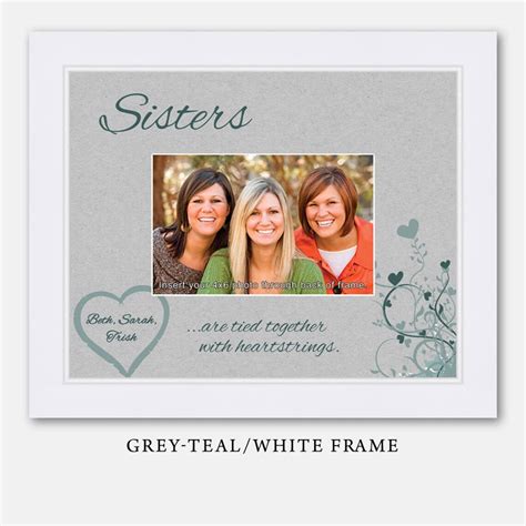 Personalized Sister Picture Frame Personalized Sisters Frame Etsy