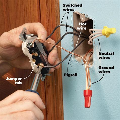 Extract and separate the two insulated wires from the light fixture. How to Add a Light | Home electrical wiring, Diagram ...