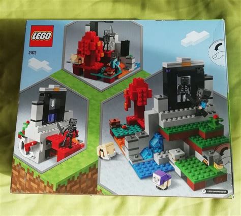 Lego Minecraft The Ruined Portal Building Set 21172 316 Pieces Age 8