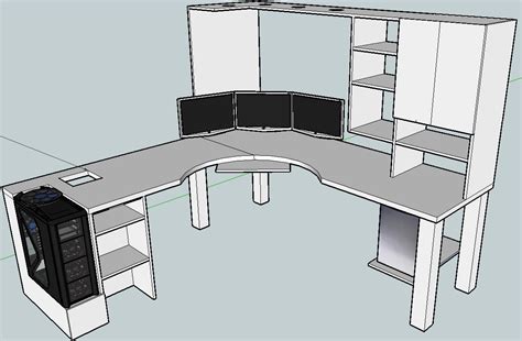 Blkfxxs Computer Desk Build Computer Desk Design Computer Desk