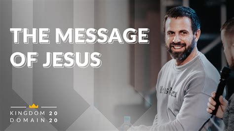The Message Of Jesus Michael Koulianos Kingdom Domain 2020 Youtube