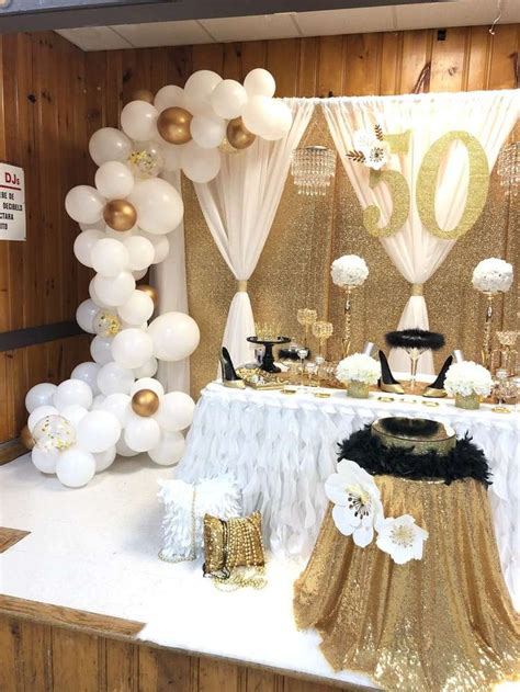 50th Birthday 50th Birthday Decor Party Decoration Ideas To Celebrate A