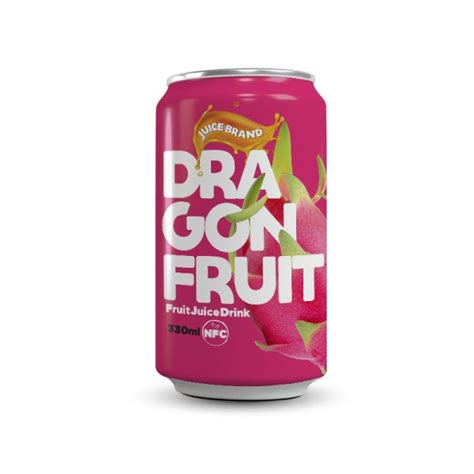 Dragon Fruit Nectar 330ml Can Private Label Tan Do