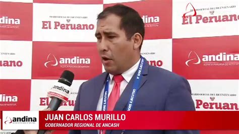 Entrevista A Juan Carlos Murillo Gobernador Regional De Áncash Youtube