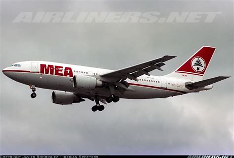 Airbus A310 203 Middle East Airlines Mea Aviation Photo 2536407