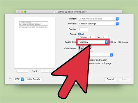 How To Change The Default Print Size On A Mac With Pictures