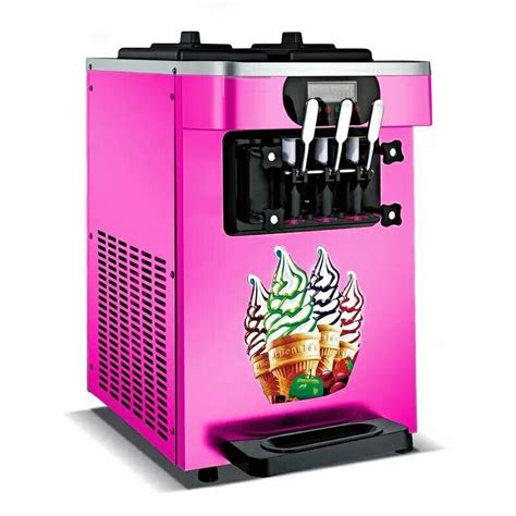 Whole Factory Price Commercial Stainless Steel Mini Soft Serve Ice Cream Machine With Flavor