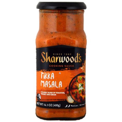 Sharwoods Tikka Masala Cooking Sauce 400g Approved Food