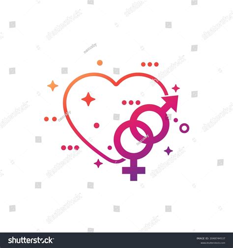 Sex Icon Heart Vector Stock Vector Royalty Free 2048744537 Shutterstock