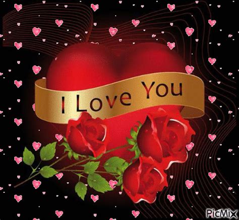 ♥ for the most thoughtful and caring woman in my life, i want to give you my everything. I Love You Floating Heart Animation Pictures, Photos, and ...