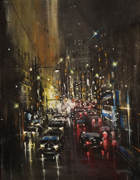 Downtown Shuffle Painting By Tom Shropshire Saatchi Art