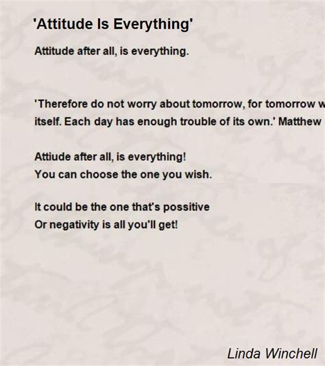 Attitude Poems
