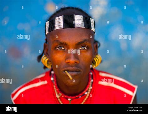 Hamer Tribe Man Turmi Omo Valley Ethiopia Stock Photo Alamy