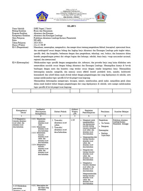 Silabus Akuntansi Lembaga Xii Pdf