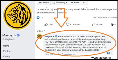 Then i called maybank and they suggested that i cancel the debit card. Maksud Pre-Auth Debit dan Sale Debit (Maybank, CIMB dan ...