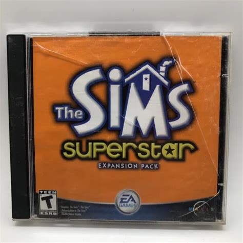 The Sims Superstar Expansion Pack 2 Disc Pc Cd Rom Game 607 Picclick