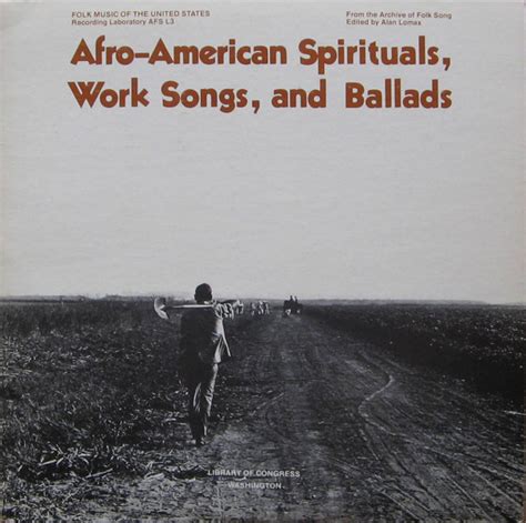 Afro American Spirituals Work Songs And Ballads Vinyl Discogs
