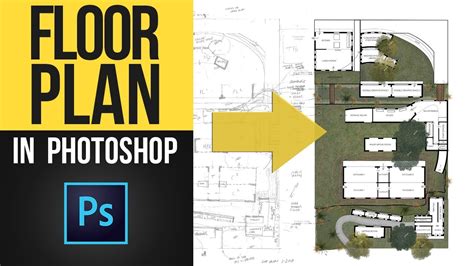 Floor Plan In Photoshop How To Draw A Sketch Floor Plan In Photoshop