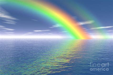 Rainbow Reflection Digital Art By Fairy Fantasies