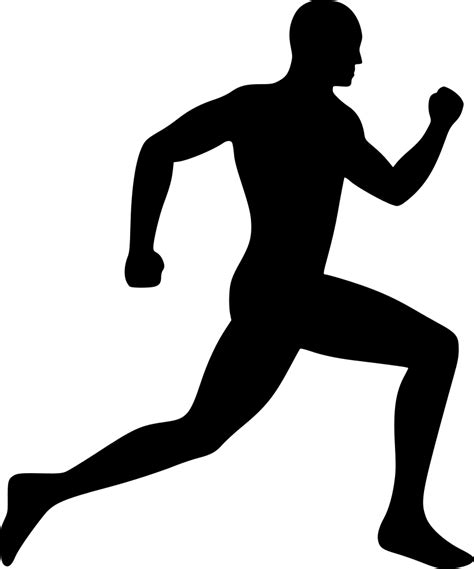 Person Running Icon At Collection Of Person Running