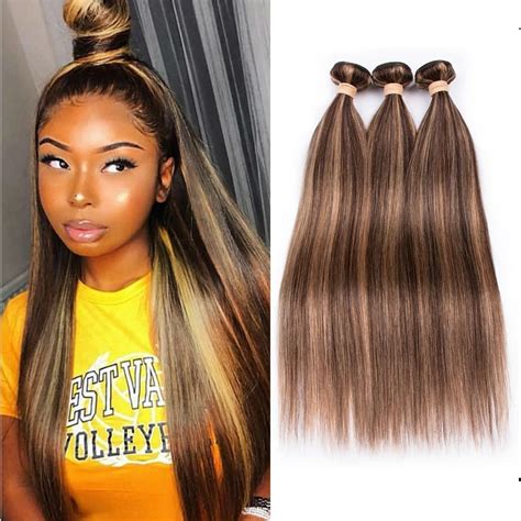 Beaudiva Hair Brazilian Straight Hair Bundles P4 27 Color Brazilian