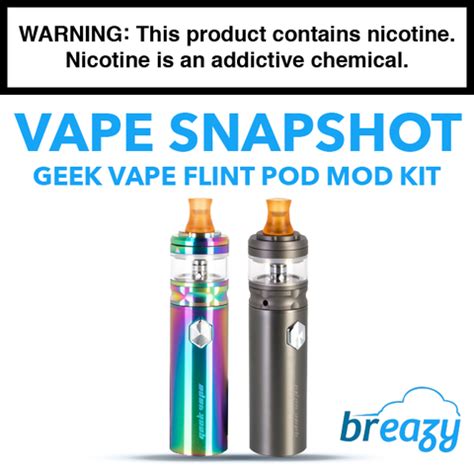 From sets of stacking cups. Vape Snapshot: Flint 1000mAh Pod Mod Starter Kit - Geek Vape | Vape, Starter kit, Geek stuff