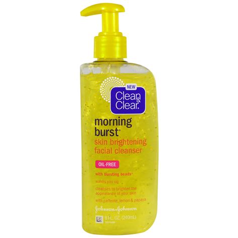 Clean And Clear Morning Burst Skin Brightening Facial Cleanser 8 Fl Oz