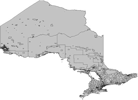 1 Custom Geography Of Census Tracts And Census Subdivisions In Ontario