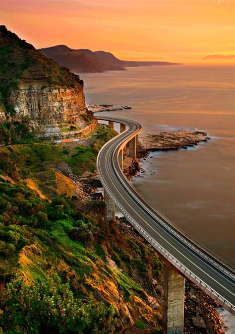 Pin By Madison Caldwell On Nature Sea Cliff Bridge New South Wales