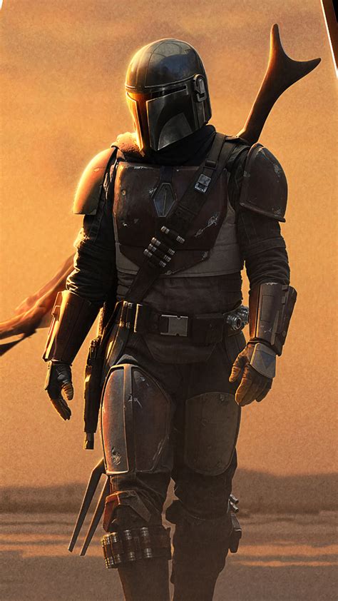 1080x1920 4k Poster Of The Mandalorian Iphone 7 6s 6 Plus And Pixel