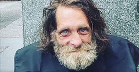 a blond woman wanted to cut this homeless man s hair but when she found out what was under his