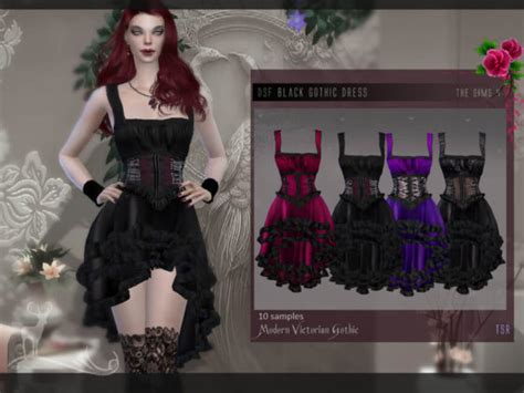 Sims 4 Victorian Gothic Dress