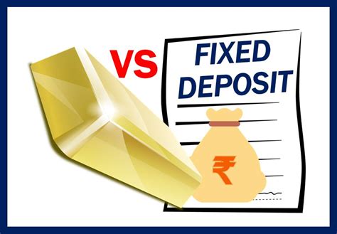 The financial institution gives you a certificate that mentions the amount. Gold vs Fixed Deposit: Which is better as a long-term ...