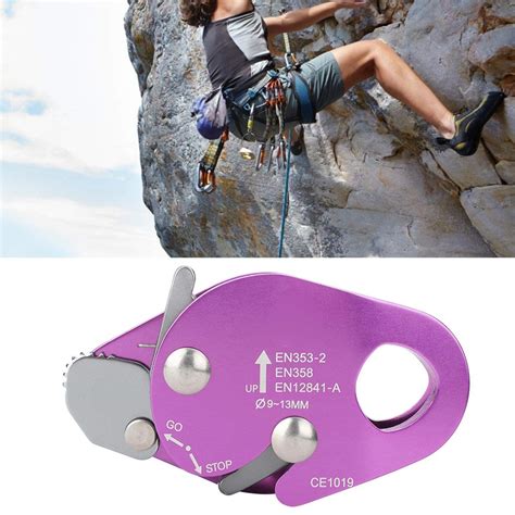 Buy Alomejor 22kn Climbing Stop Descender Self Braking Rappelling Belay