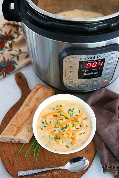 Personally, i love filling it. Instant Pot Potato Soup - Easy Pressure Cooker Recipe - Living Locurto