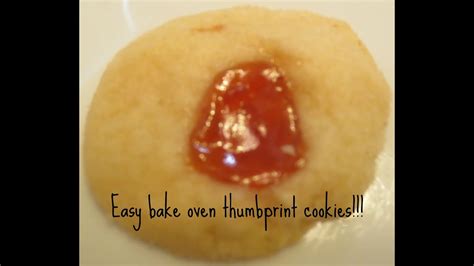 Easy Bake Oven Thumbprint Cookies YouTube