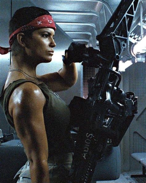Jenette Goldstein As Private Vasquez In Aliens 1986 Aliens Movie