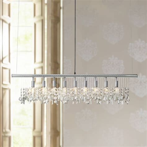 James R Moder Broadway Crystal Bar Island Chandelier 25679 Lamps