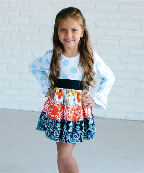 Look At This Adorable Sweetness Blue Polka Dot Dress Girls On Zulily Today Blue Polka Dot