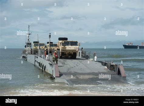 Improved Navy Lighterage System Inls Causeway Ferry Hi Res Stock