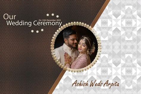 Indian Traditional Wedding Album Cover Design Free Wedding Psd