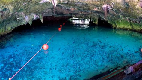 Grand Cenote Tulum Quintana Roo Yucatan Mexico Cenotes Cave Grotto Pov