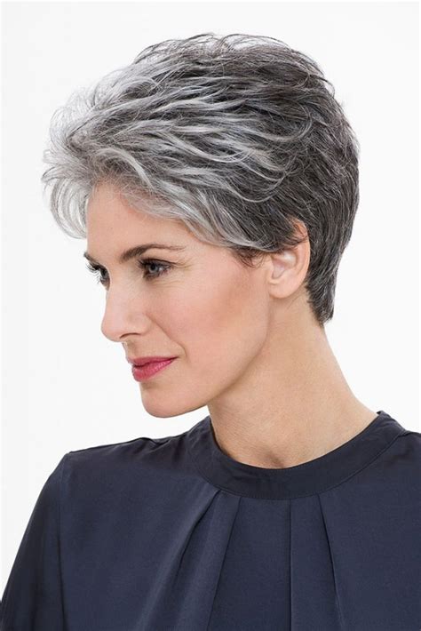 This style was used in alm. 21 Glamorous Grey Hairstyles for Older Women - Haircuts ...