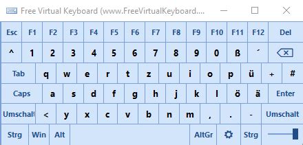 Die vorlagen zum ausdrucken stehen kostenlos und. Kostenlose Virtuelle Tastatur für Windows - Download